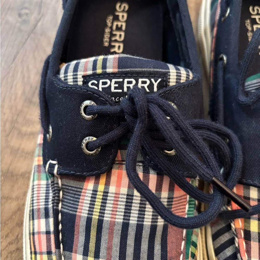 Sperry Men’s Plaid‎ Top-Sider Size 10 Boat Shoe with Lace Tie